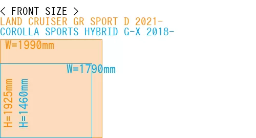#LAND CRUISER GR SPORT D 2021- + COROLLA SPORTS HYBRID G-X 2018-